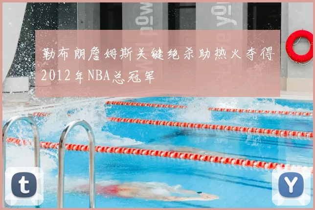 勒布朗詹姆斯关键绝杀助热火夺得2012年NBA总冠军